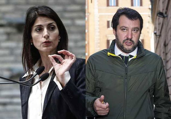 Il primo schiaffo M5S a Salvini, Virginia Raggi: «I ministeri via da Roma? Ipotesi balorda»