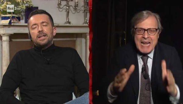 Vittorio Sgarbi attacca Andrea Scanzi dopo la rissa a Cartabianca