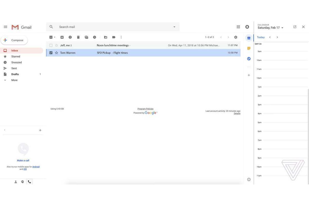 Novità in casa Google. Ecco in anteprima il nuovo design Gmail article-post