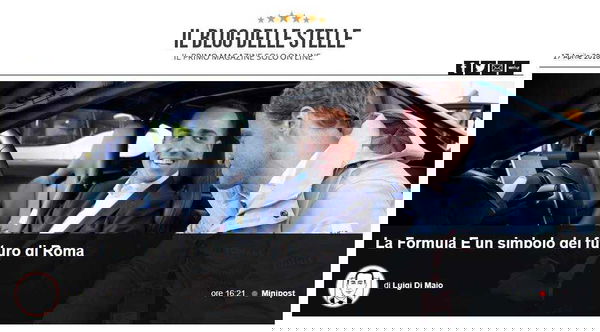 La foto di Luigi Di Maio con il figlio di Bisignani (direttore della comunicazione della Formula E)