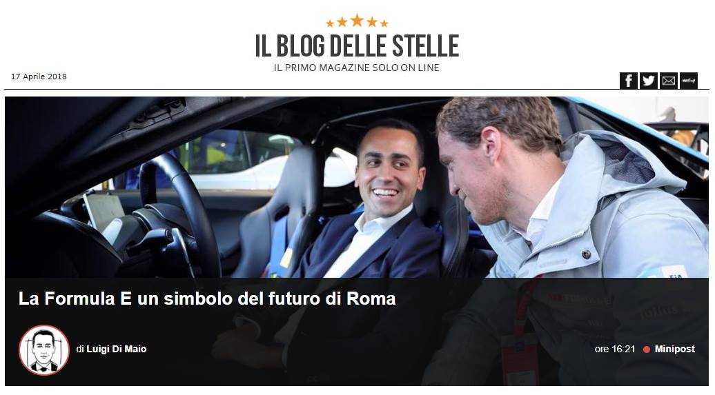 La foto di Luigi Di Maio con il figlio di Bisignani (direttore della comunicazione della Formula E) article-post