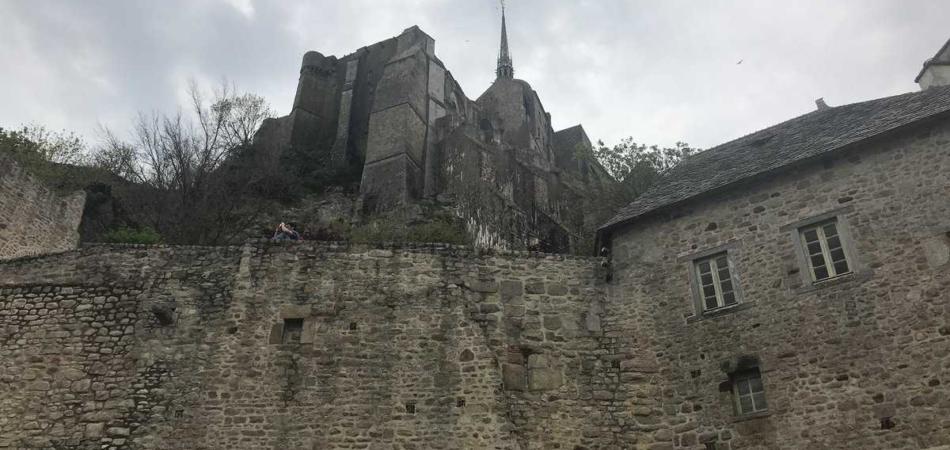 evacuato Mont-Saint Michel