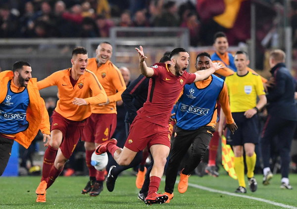 Immensamente Roma: vince 3-0 all’Olimpico ed elimina il Barcellona