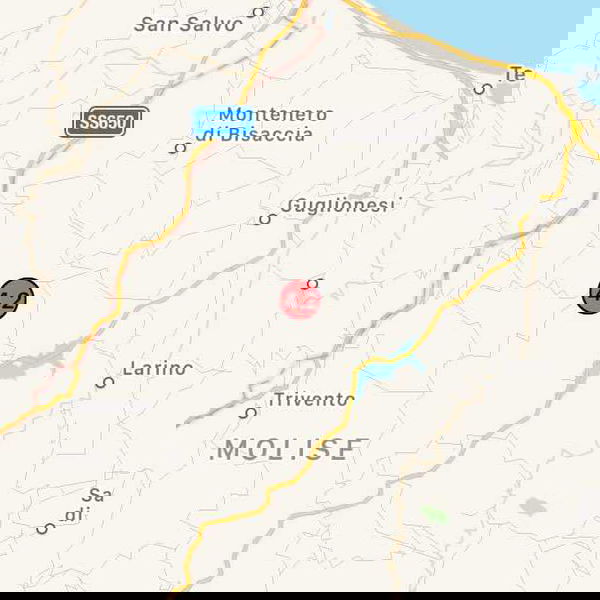 Scossa di terremoto in Molise di magnitudo 4.2: epicentro ad Acquaviva Collecroce