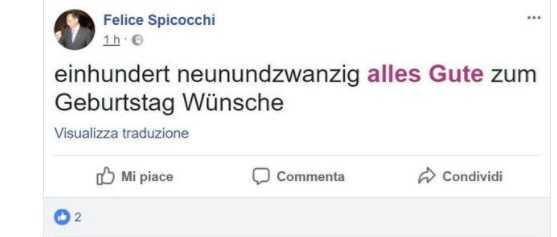 Il vice preside di un istituto e quel buon compleanno che ricorda Hitler