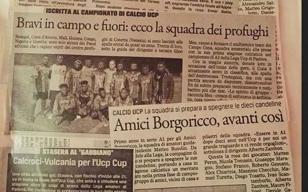 Veneto. Negano l’ingresso allo stadio a una squadra di migranti, 14 dirigenti deferiti