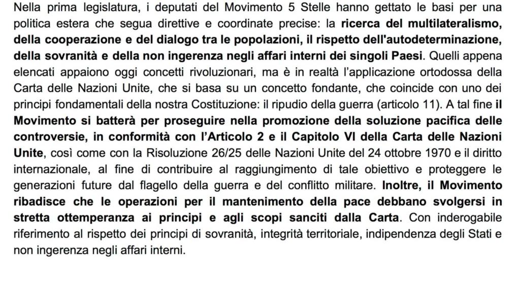 programma M5S