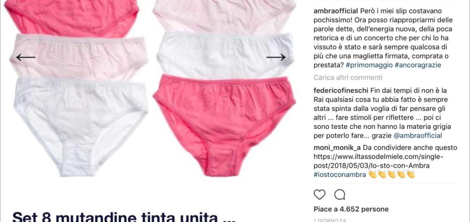 Ambra Angiolini slip
