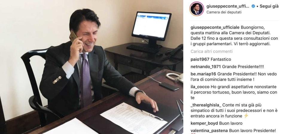 Giuseppe Conte Instagram