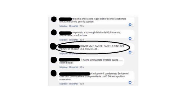 La vergogna degli insulti a Mattarella: «Dovrebbe fare la fine del fratello»