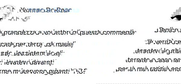 La compagna di Fico cita Guccini per la vicenda della «colf in nero»?