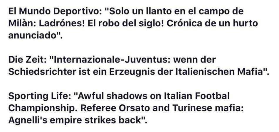 Inter-Juventus bufala