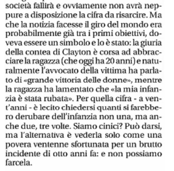 Filippo Facci e quell’editoriale sullo stupro