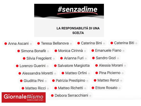 Ecco perché gli ‘omissis’ di senzadime.it non servono a nulla