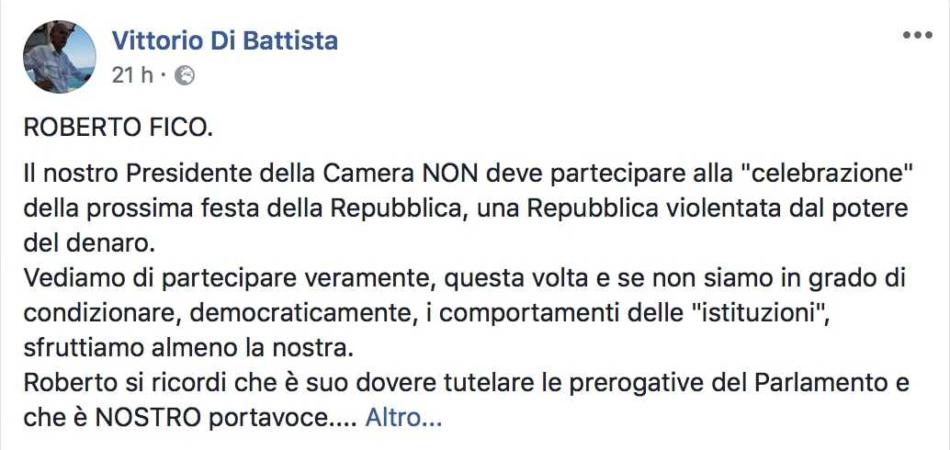 papà Di Battista Fico