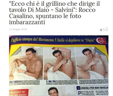 L’imbarazzante ironia di Libero sulle vecchie foto di Rocco Casalino article-post
