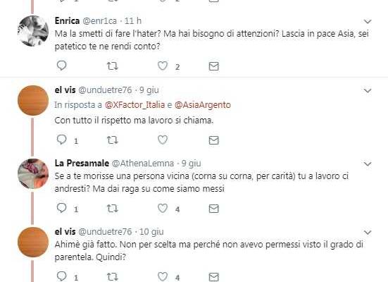 asia argento x factor