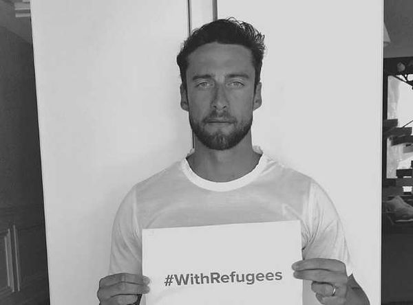 Claudio Marchisio insultato sui social per il suo messaggio sui rifugiati