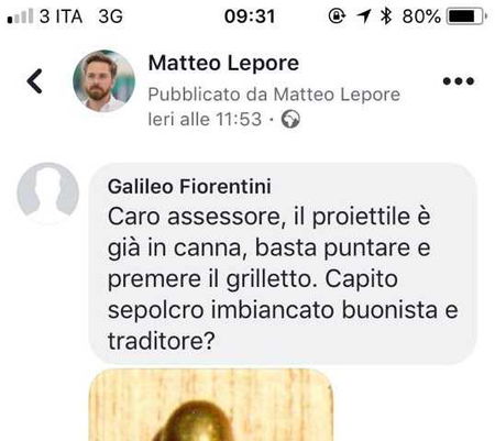 Condivide il post su Soumalia Sacko e viene minacciato di morte article-post