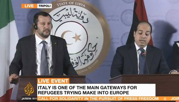 Il debutto di Salvini in Libia. Maiteeq: «Nessun campo da noi»