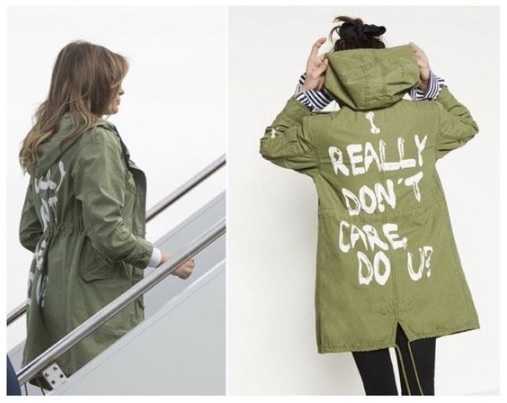 melania trump giacca