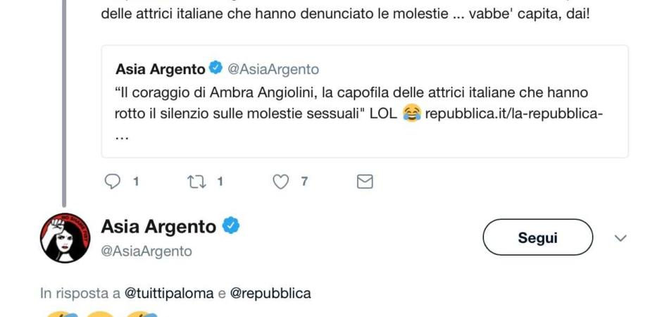 bufala commento Asia Argento