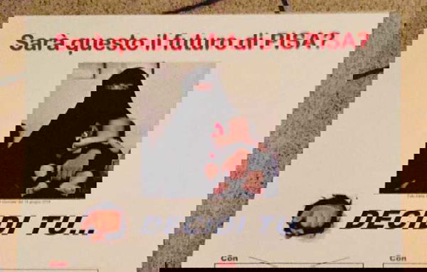 Elezioni a Pisa, l’indecente volantino con la donna con il burqa