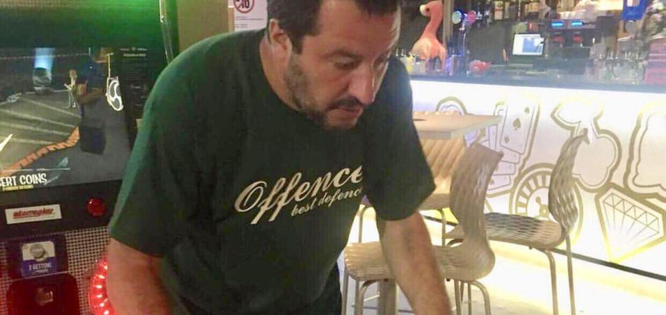 Italiani non contro migranti, Matteo Salvini