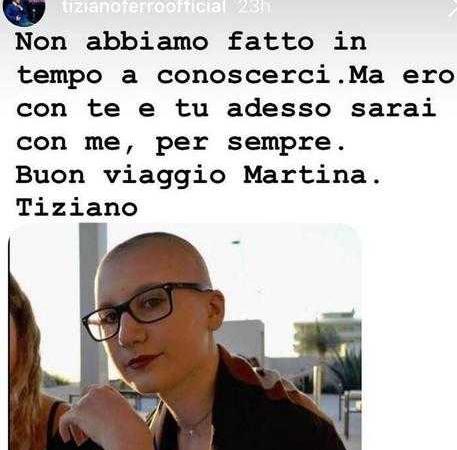 Tiziano Ferro messaggio