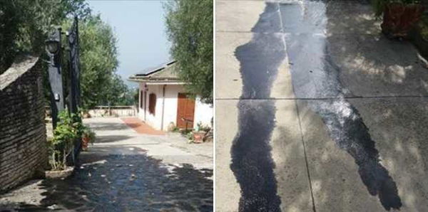 La violenza per intimorire: olio bruciato all’ingresso della casa dei genitori del giornalista del Fatto