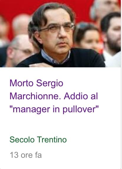 bufala marchionne morto