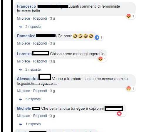 erasmus commenti sessisti