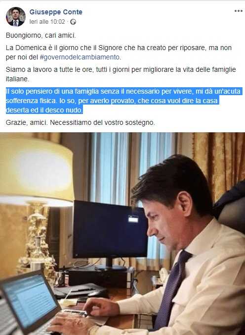 giuseppe conte fake