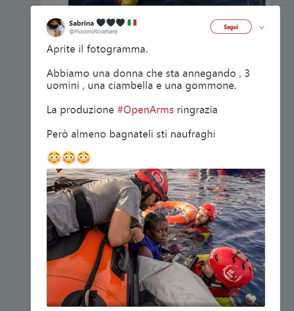 Chi non crede alle immagini dei morti ripresi da Open Arms