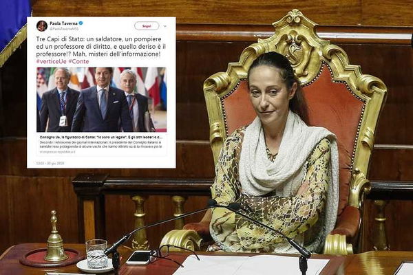 Paola Taverna ha definito ‘capi di Stato’ tre capi di governo