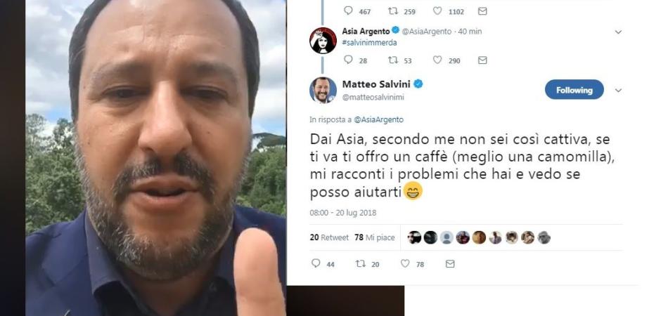 salvini asia argento