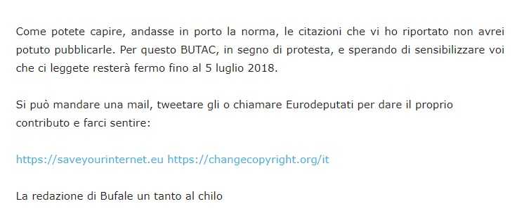 #saveyourinternet: anche i debunker di Butac e Puente si fermano come Wiki Italia article-post