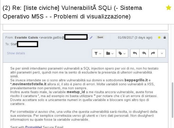 Rousseau, lo staff e quelle mail con l’hacker Evariste (poi messo alla gogna)