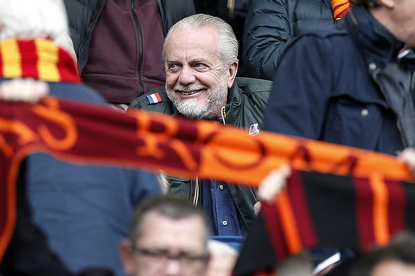 De Laurentiis: «Un uccellino mi ha detto che Roma e Liverpool hanno lo stesso proprietario»