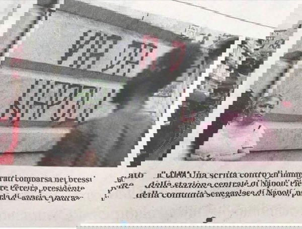 La scritta contro Aurelio De Laurentiis diventa un atto intimidatorio contro gli immigrati