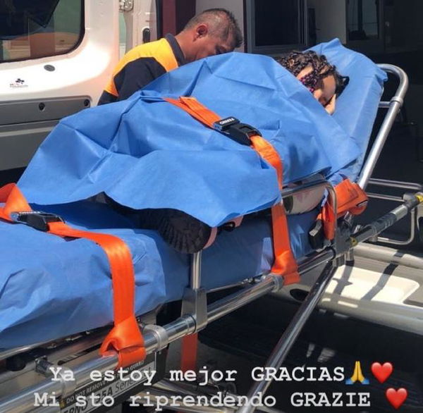 Malore per Elettra Lamborghini. Il trasporto in ospedale e il ricovero: tutto in diretta Instagram