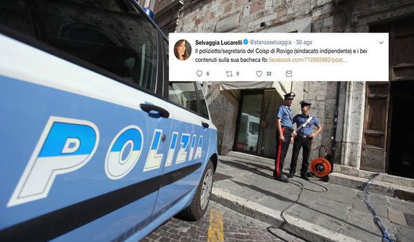 Bufera per i post del poliziotto di Adria:«Lo stupro se lo sono andato a cercare, poi piangono pure»
