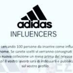 adidas influencer italia