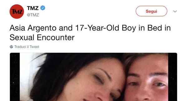 Asia Argento, spuntano foto e sms che contraddicono la sua versione