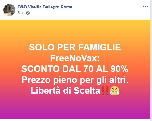 b&b no vax