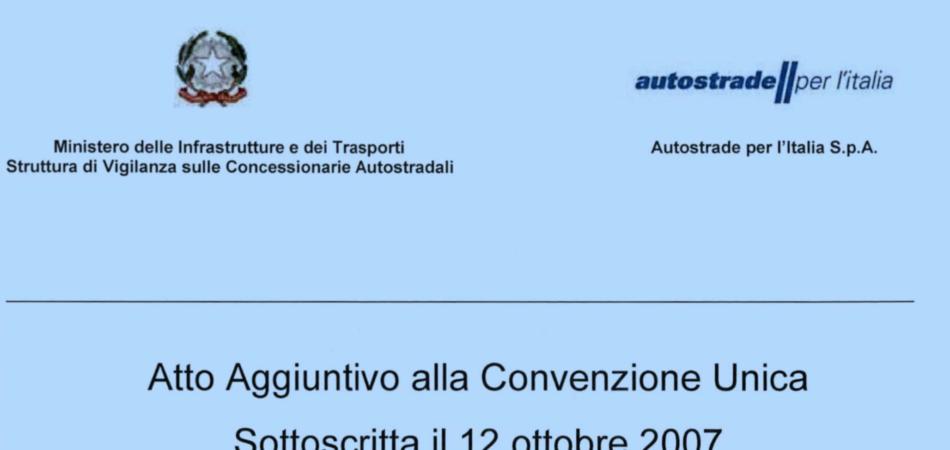 convenzione Autostrade