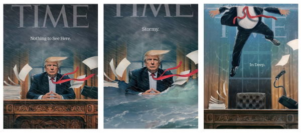 Time pubblica la nuova copertina su Trump