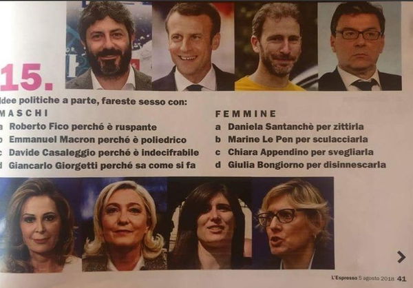 L’Espresso e il test dell’estate che finisce bene ma non benissimo