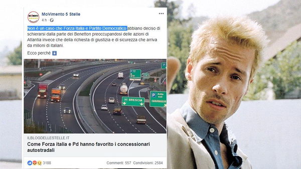 I 5 stelle ricordano gli aiuti a Benetton (e scordano la Lega Nord)