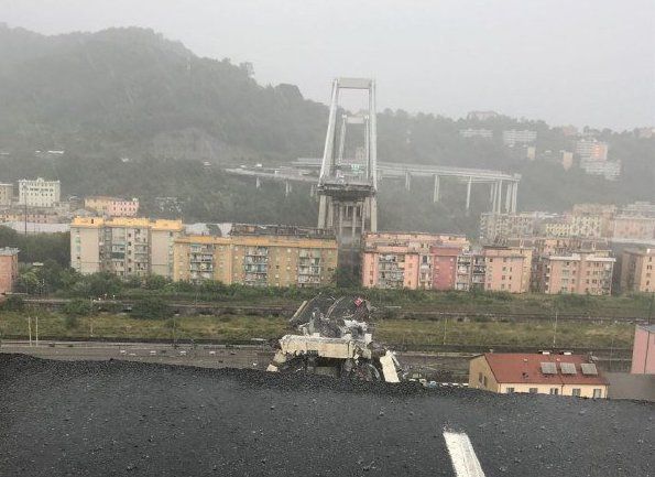 ponte Genova crollato